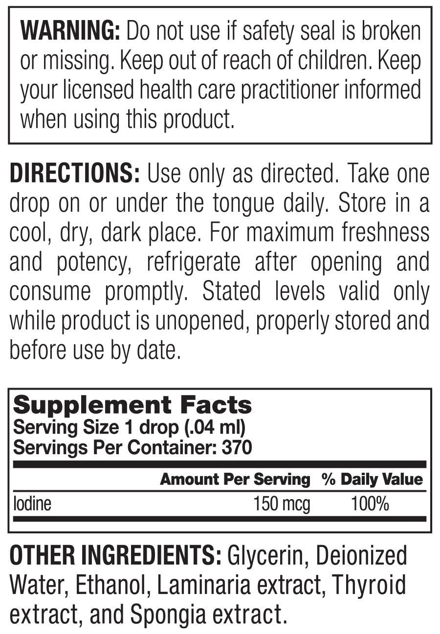 Thyadine | Healthy Iodine Formula